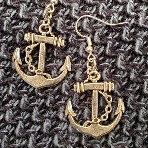 Vintage Anchor Earrings
